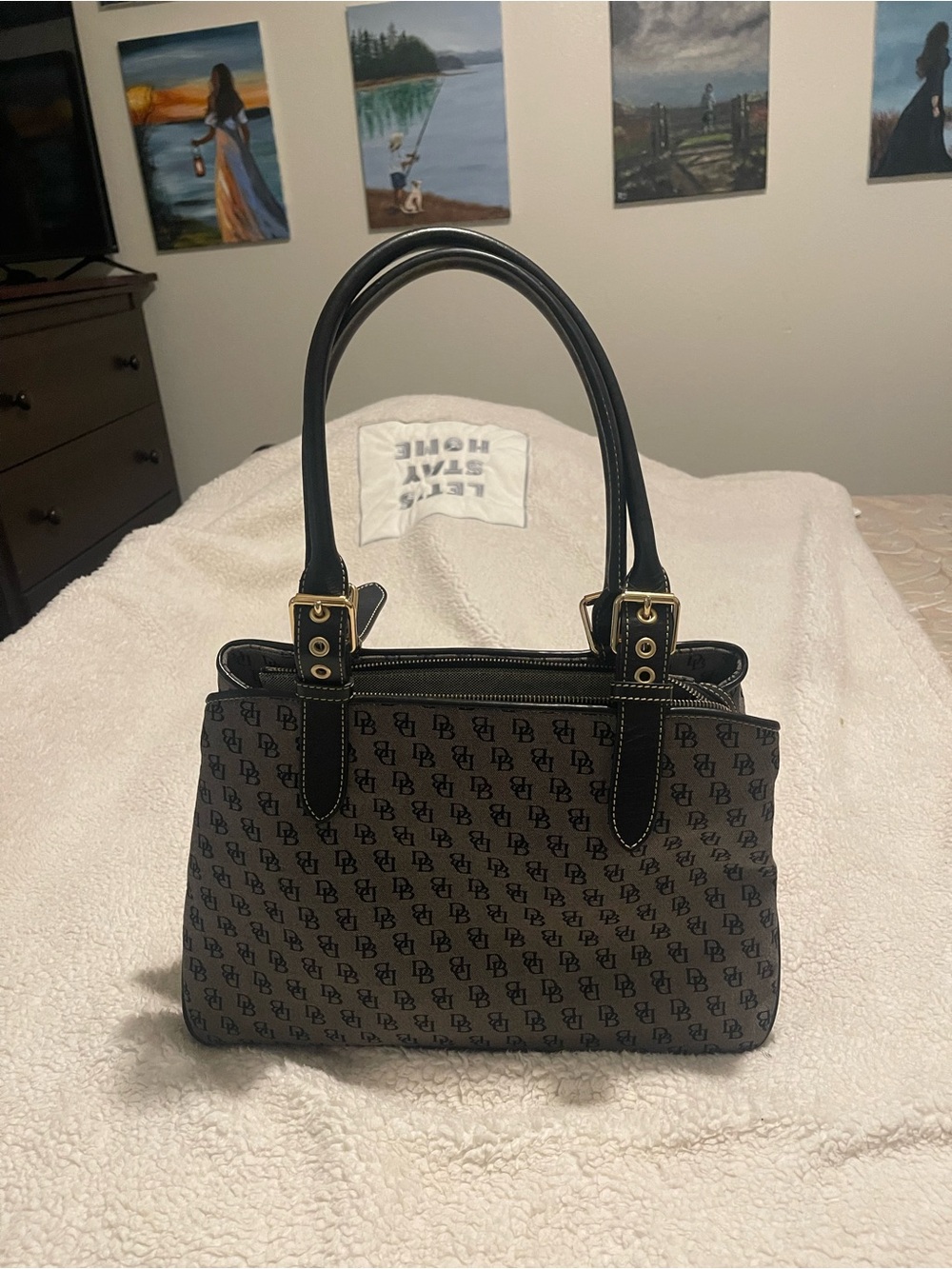 Dooney and Bourke Monogram Satchel